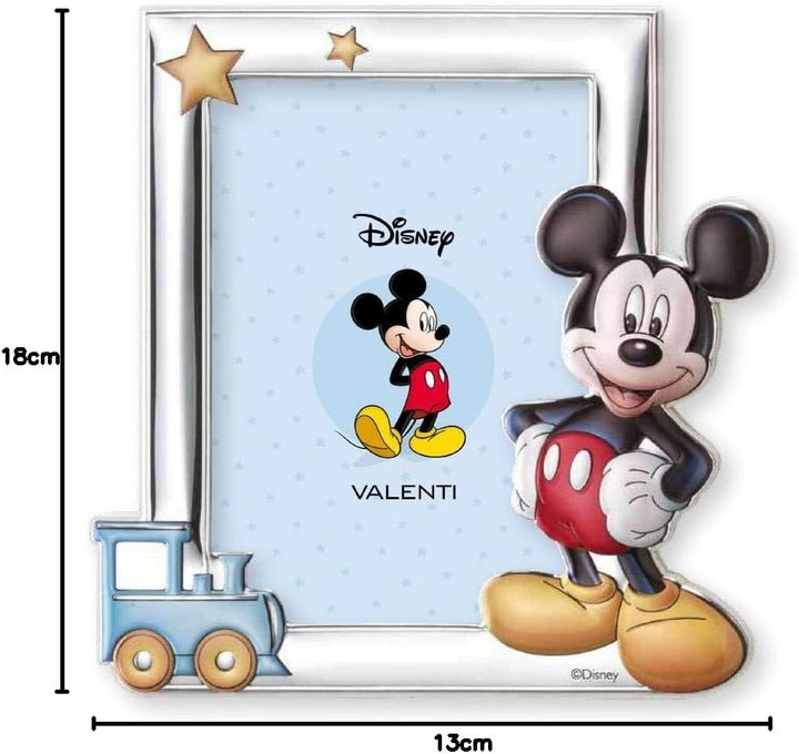 Bilderrahmen Silberrahmen Fotorahmen Disney Kind Mickey Mouse cm 13 x 18