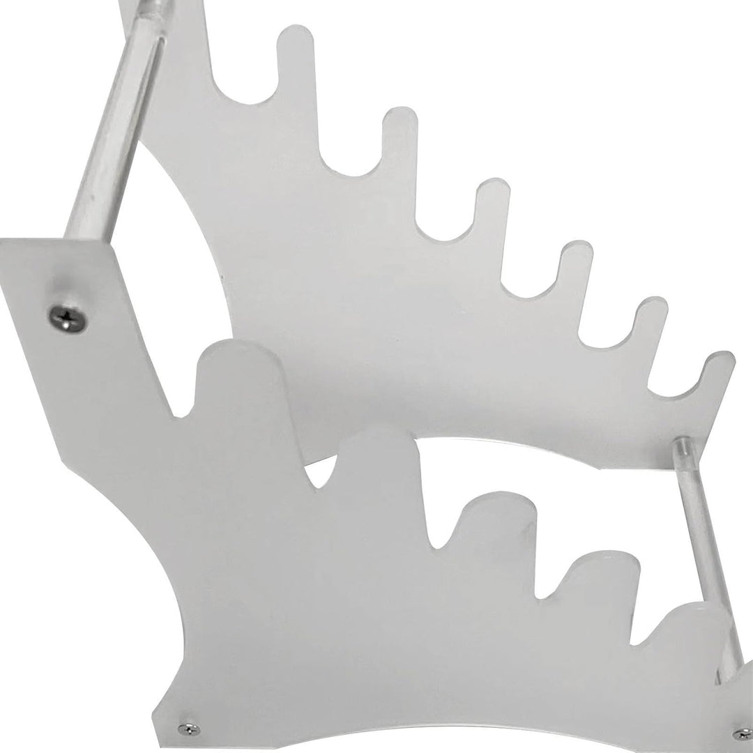 Acryl-Messerblock - Transparenter Vitrine für 6 Messer | Messerhalter aus Acryl | Messerhalter D