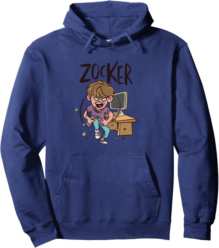 Wütender Zocker Gamer Gaming Pullover Hoodie