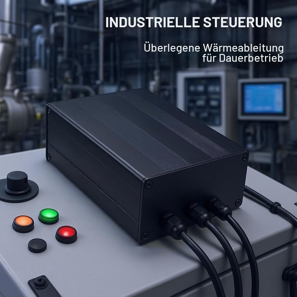 Miskall Aluminium Gehäuse, Alu Gehäuse Elektronik, Metallgehäuse Leergehäuse, Elektronisches Gehäuse
