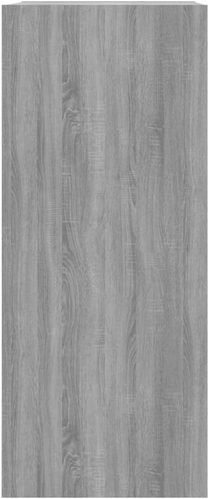 WIFESE Bücherregal Raumteiler 40x30x72 cm 2 Fächer Holzregal Regal für Arbeitszimmer Büro Wohnzimmer