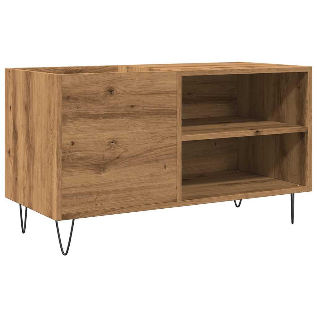 vidaXL Plattenschrank Artisan-Eiche 84,5x38x48 cm Holzwerkstoff Eiche Handwerklich, Eiche Handwerkli