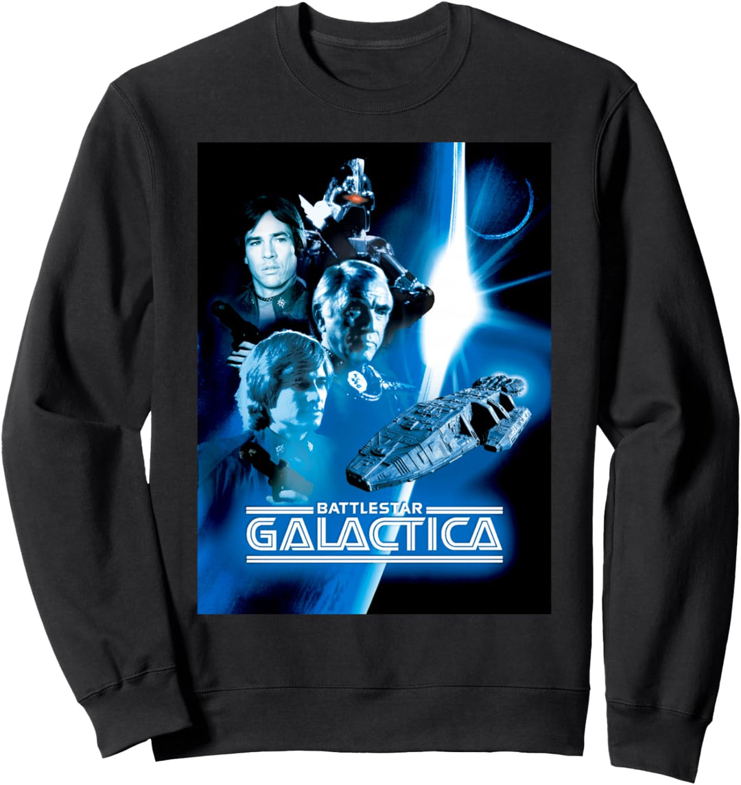 Battlestar Galactica Blue Hue Classic Poster Sweatshirt