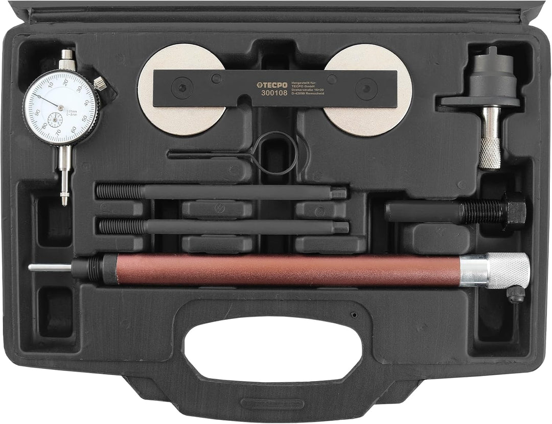 TECPO Motor Einstellwerkzeug Satz Steuerkette Wechsel kompatibel mit VAG AUDI VW 1.2 1.4 1.6 TSI FSI
