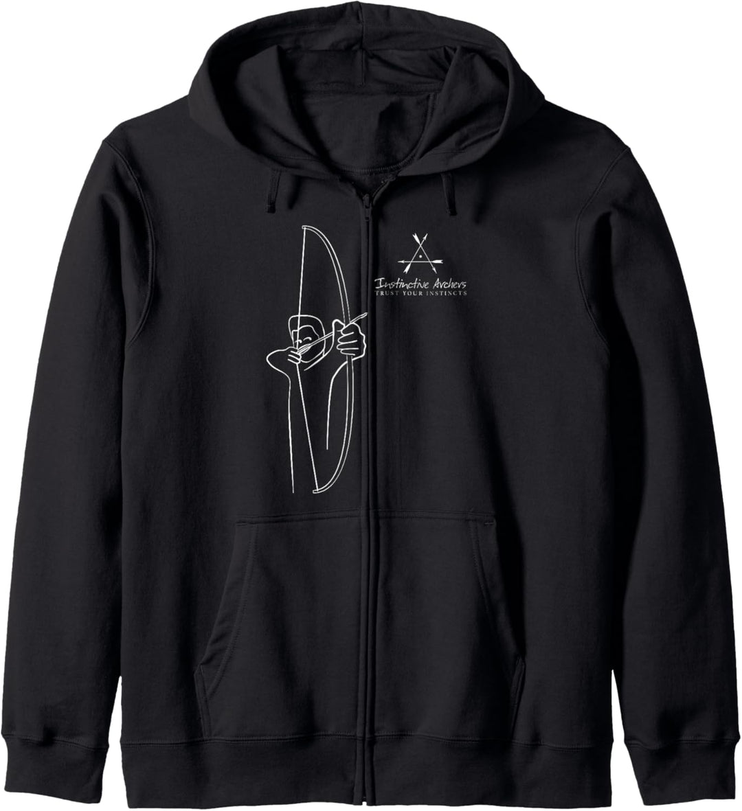 Der instinktive Bogenschütze - RH - Instinktives Bogenschiessen Kapuzenjacke