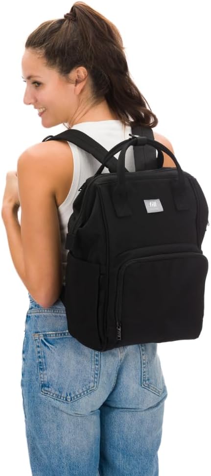 Fillikid Barcelona – Wickelrucksack mit variablem Stauraum, mehreren Innen- und Aussenfächern, gepol