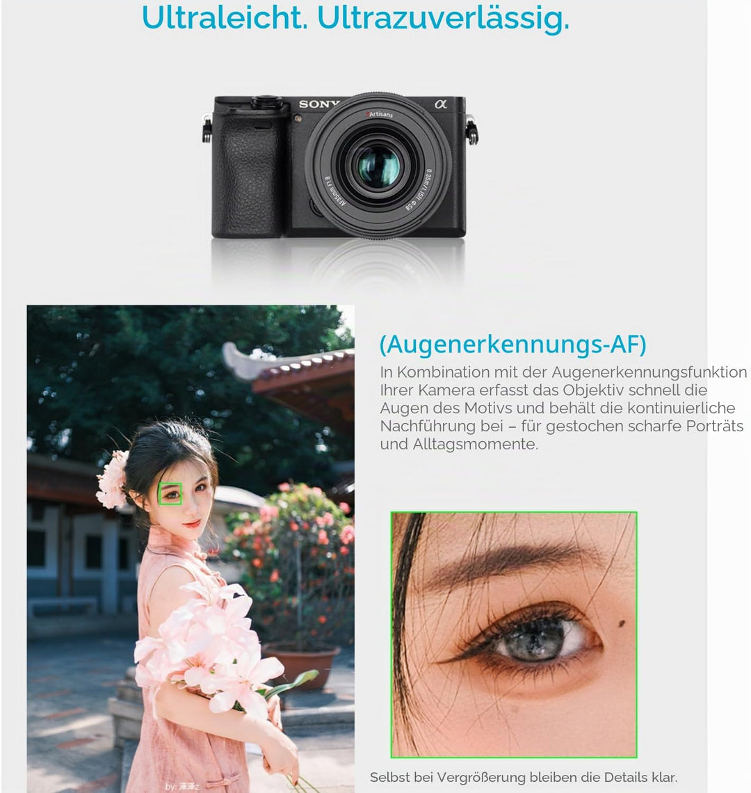 7artisans AF 25mm F1.8 für FX – kompaktes 25mm F1.8 Objektiv mit STM-AF und Metallbajonett für X-T5,