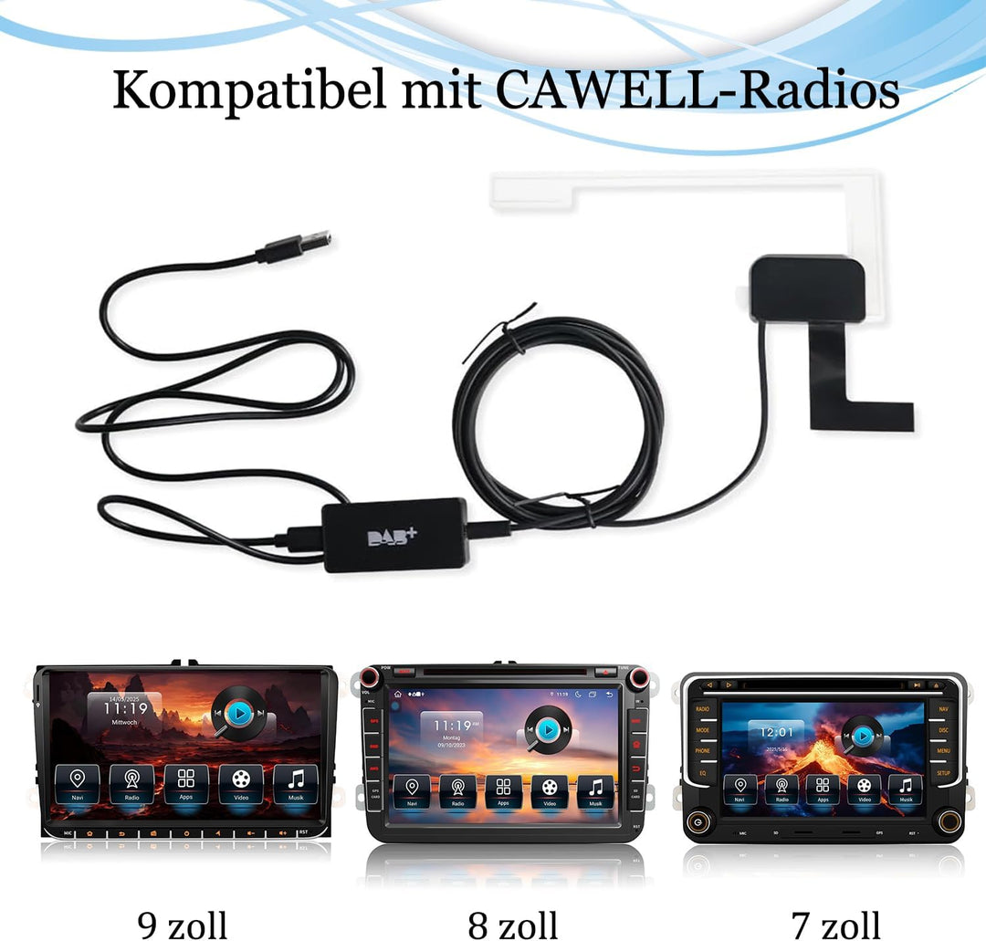DAB+ Digitaladapter, nur passend für 8667 CAWELL Produkte