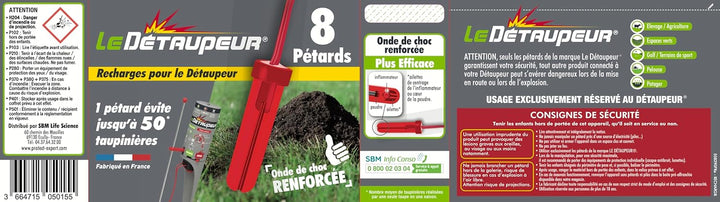 SBM DETAUPEUR RECHARGEX8 RECHARG8