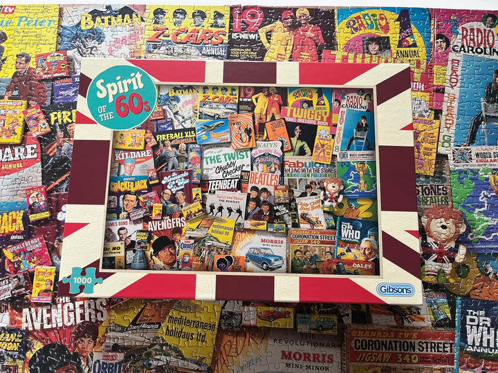 Gibsons G7082 „Spirit der 60er“ Puzzle, 1000 Teile