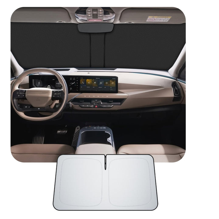 [Upgrade] CDEFG Kompatibel mit Kia EV5 2025 2026 Sonnenschutz Abdeckungen Frontscheibe Sonnenschirm