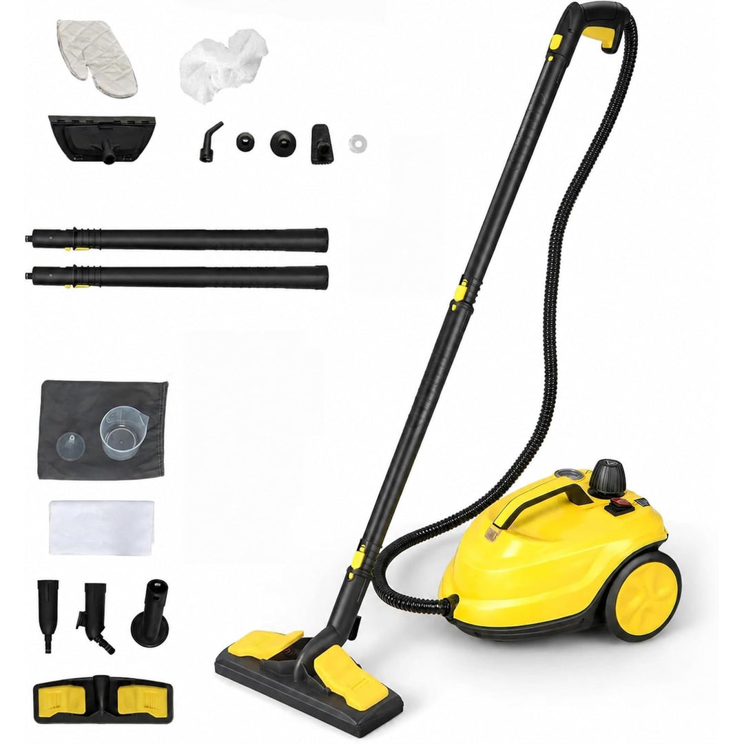 KOMFOTTEU Dampfreiniger 2000W, 1,8L Wassertank, 5 bar, 5m Netzkabel