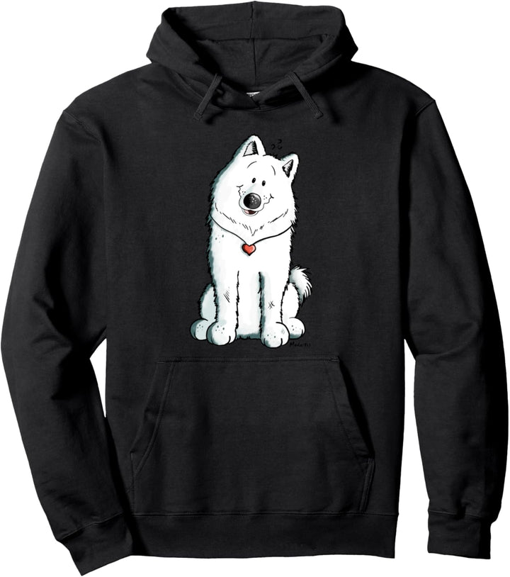 Knuffiger Samojede Hund Samojeden Geschenk für Hundefreunde Pullover Hoodie