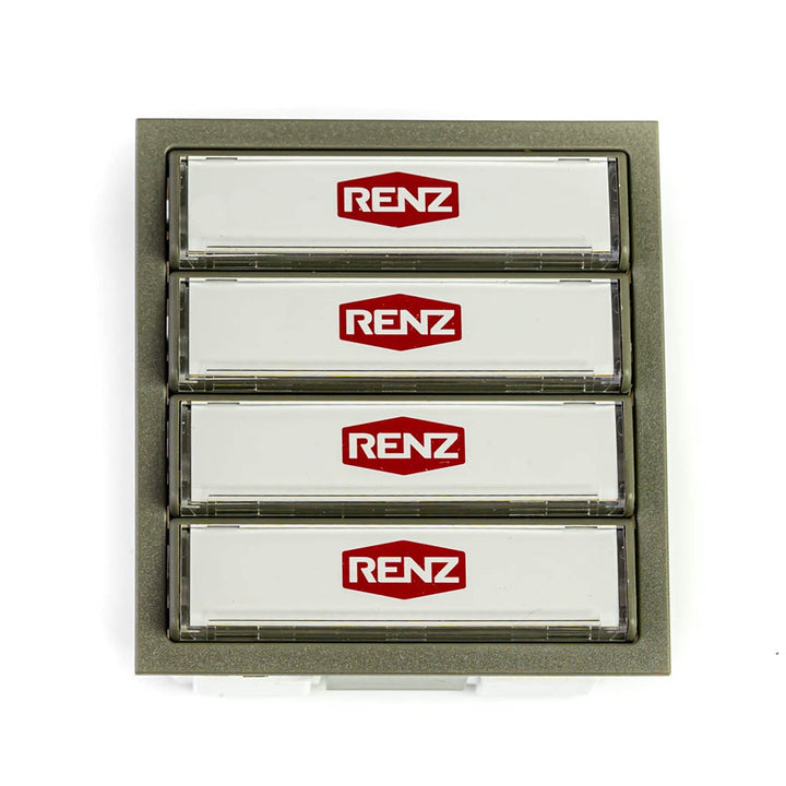 RENZ Tastenmodul mit 4 Klingeltaster grau RENZ Nummer 97-9-85272