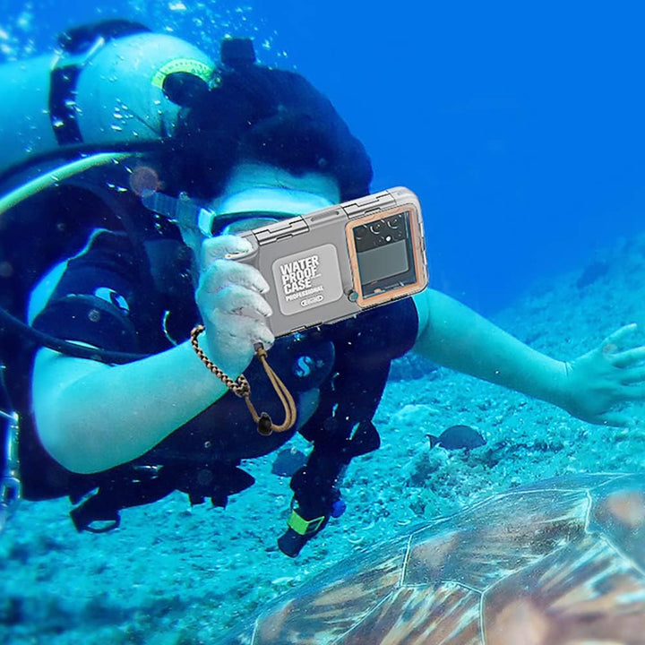 Unterwasser-Tauchgehäuse für iPhone, Samsung Galaxy, Huawei Xiaomi Redmi Smartphones, Professionelle