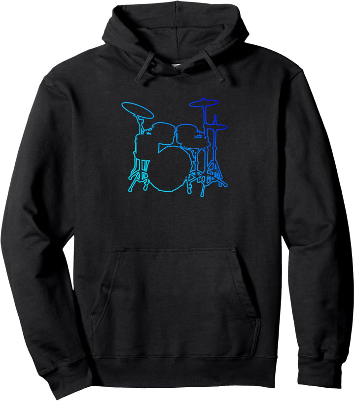 Schlagzeug Kinder Drummer Jungen Schlagzeuger Pullover Hoodie