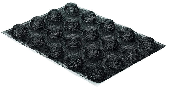 Silikomart 70.518.20.0065 mikro - perforierte Silikonformen, Silicone, Schwarz