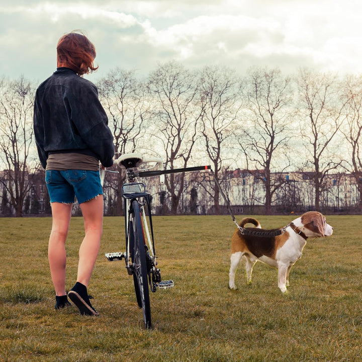 wefaner Hundefahrrad-Übungsleine Hände frei Fahrrad-Hundeleine, Fahrrad Führleine für Hunde Robust u