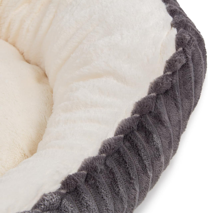 Wallace &amp; Jones | Katzenbett grosse Katzen | Cameron - Katzenkorb oval flauschig | Katzennest rutsch
