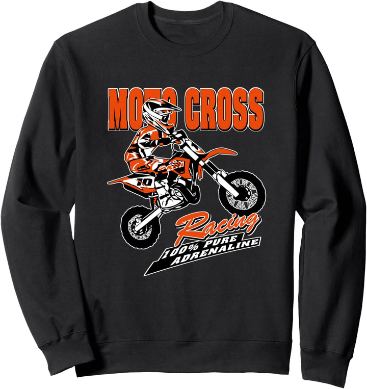 Kinder Moto Cross Supercross Kindercross Motorrad Sweatshirt