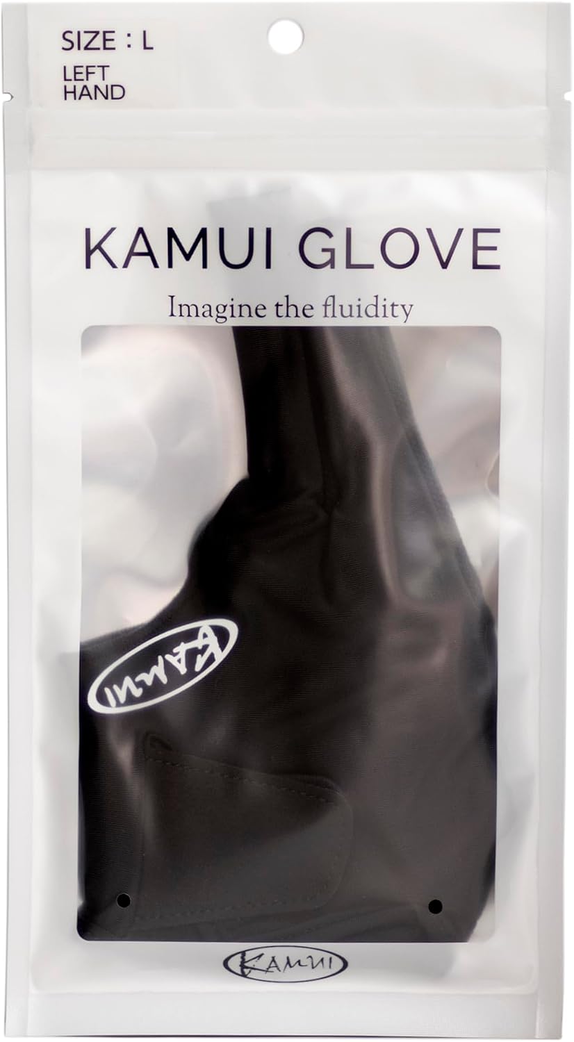 KAMUI 2017 Billardhandschuh – QuickDry – für rechte Hand – Schwarz XL, XL
