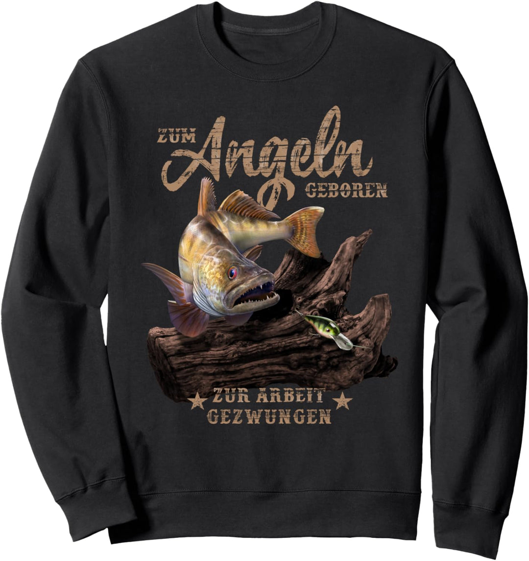 Lustige Geschenkidee für Zander Angler Sweatshirt