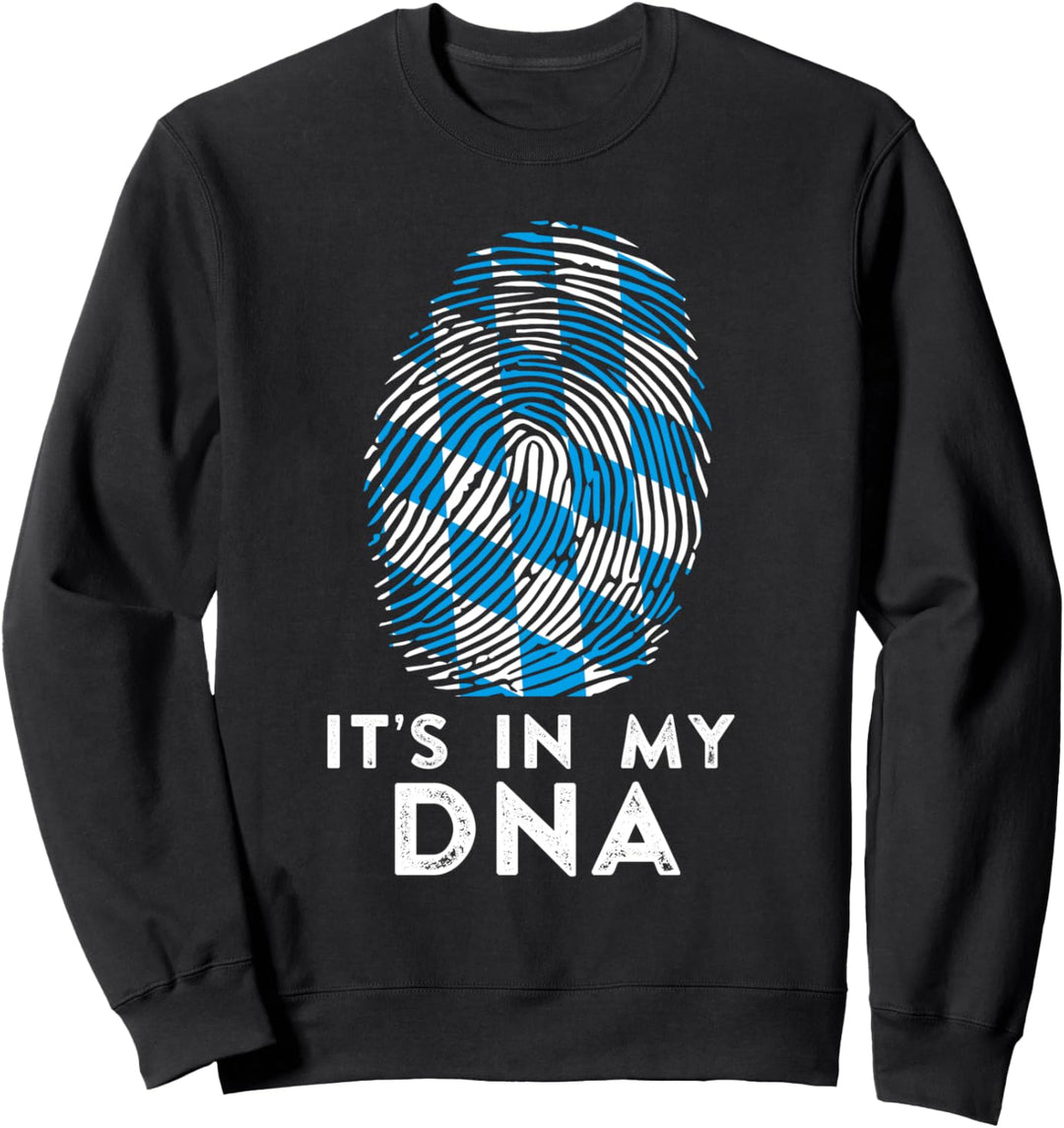 Bayrisch Bayern DNA Heimat Fingerabdruck Boarisch Sweatshirt