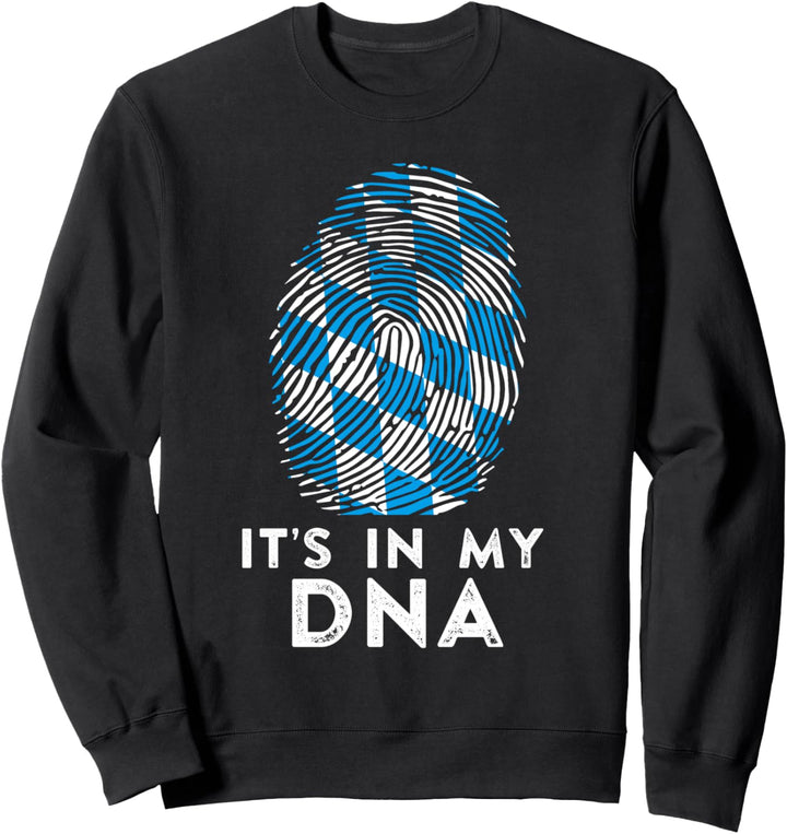 Bayrisch Bayern DNA Heimat Fingerabdruck Boarisch Sweatshirt