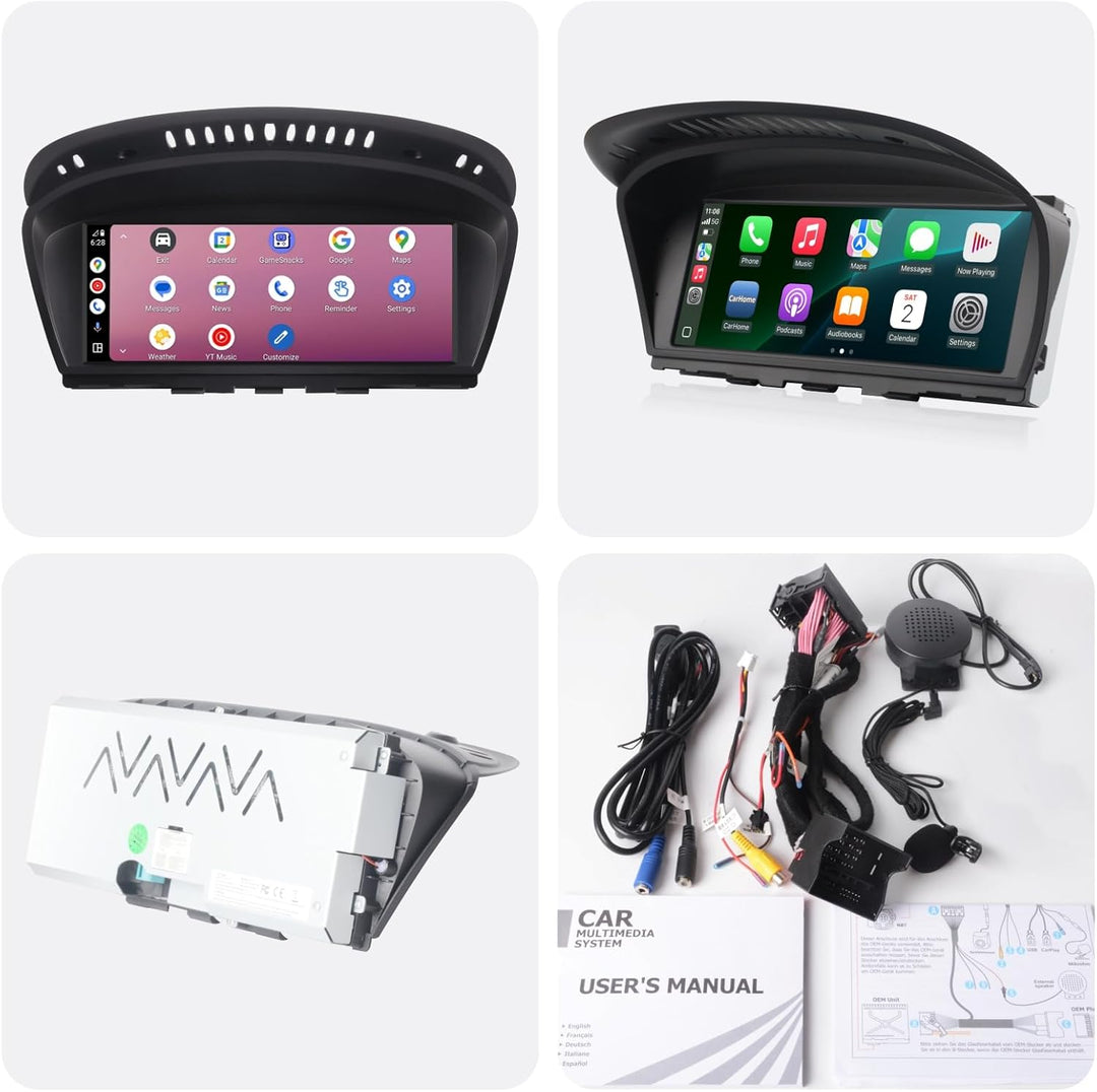 Linux Autoradio Blitzstart Kompatibel mit BMW 3er/5er E60 E61 E90 E91 E92 (2008-2013) CIC iDrive Upg