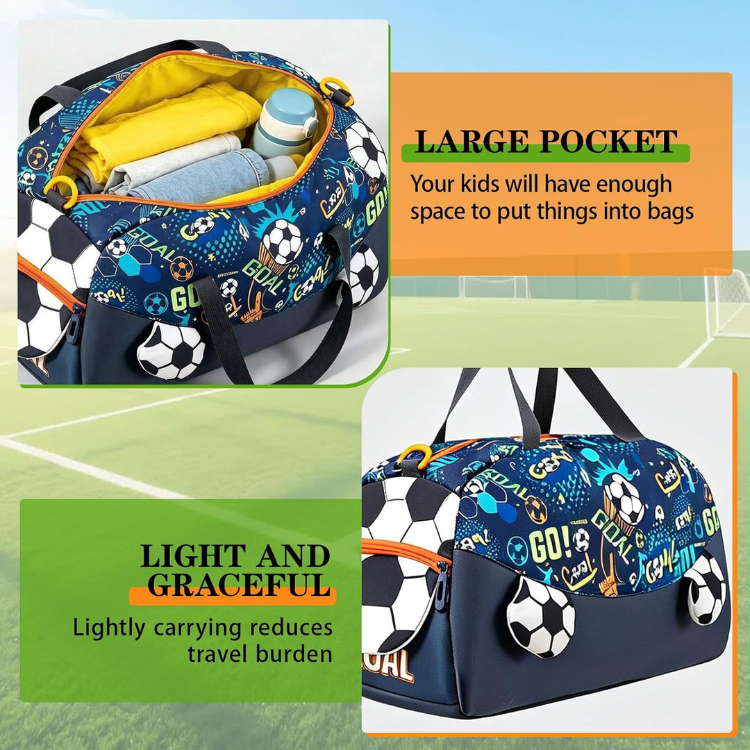 Sporttasche Kinder Niedlicher Outdoor Fussballtasche Duffle Bag Leichte Reisetasche Schwimmtasche fü