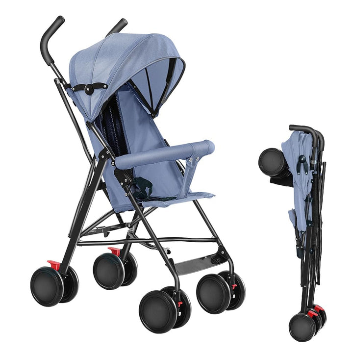 Kinderwagen Canne 0 – 4 Jahre, 0 – 22 kg, leicht und kompakt, mit verstellbarer Rückenlehne, 5-Punkt