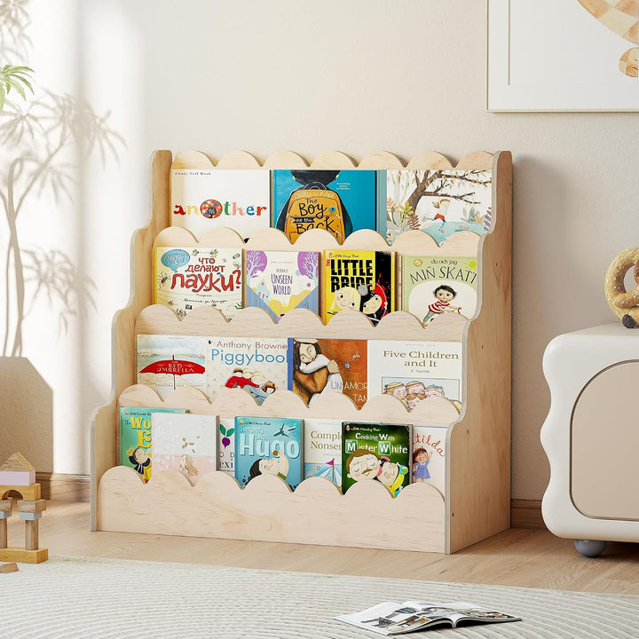 Bücherregal Kinder aus Holz - für Kinderzimmer (80x38x80 cm)