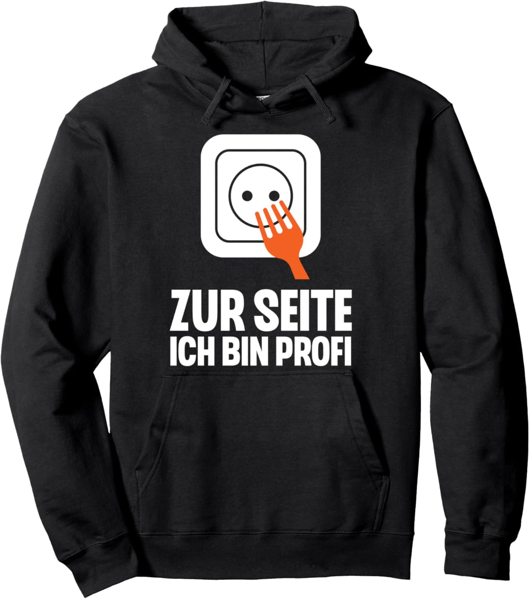 Elektriker Elektroniker Spruch Elektromeister Profi Pullover Hoodie