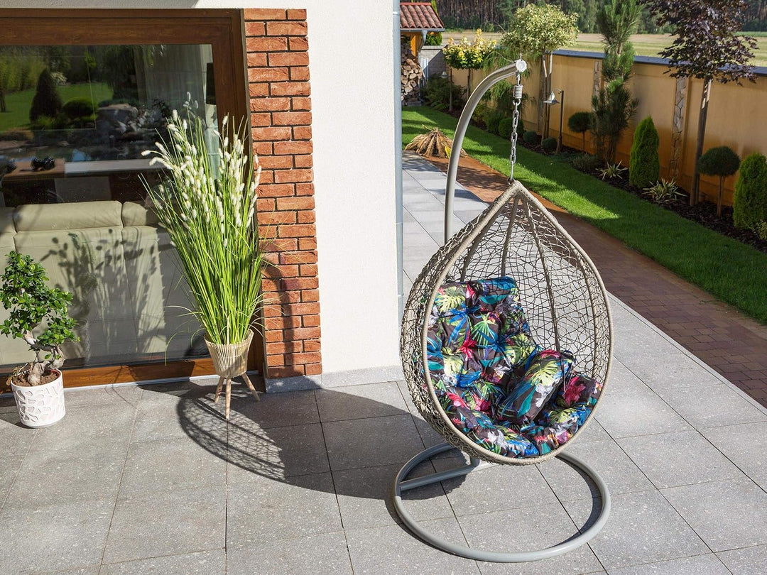 PillowPrim Hängesessel Kissen, Auflage für Polyrattan/Rattan Hängeschaukel, Polster, Hängekorb, Scha