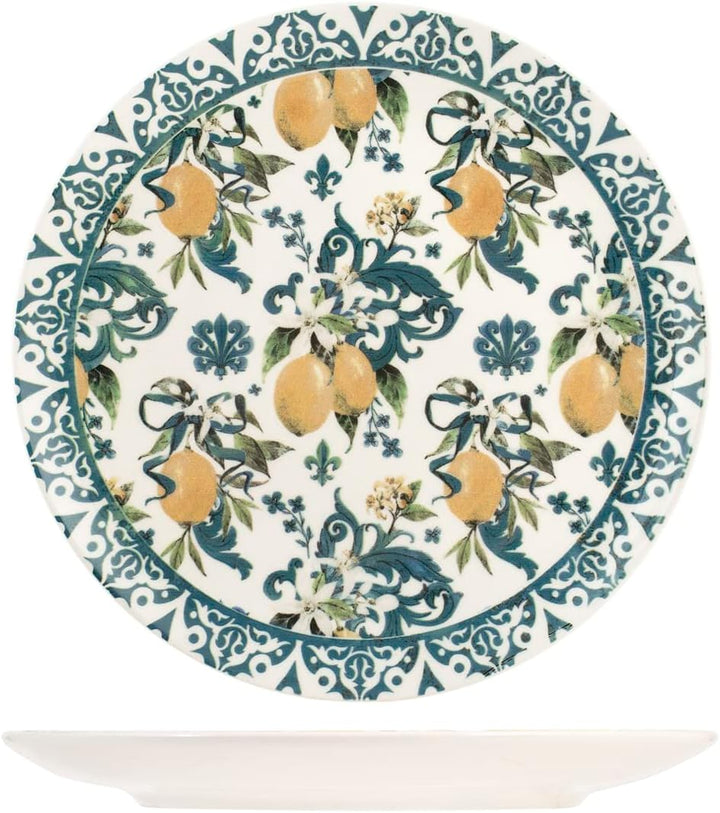 H&amp;h servizio tavola 18 pezzi sicily in stoneware decorato