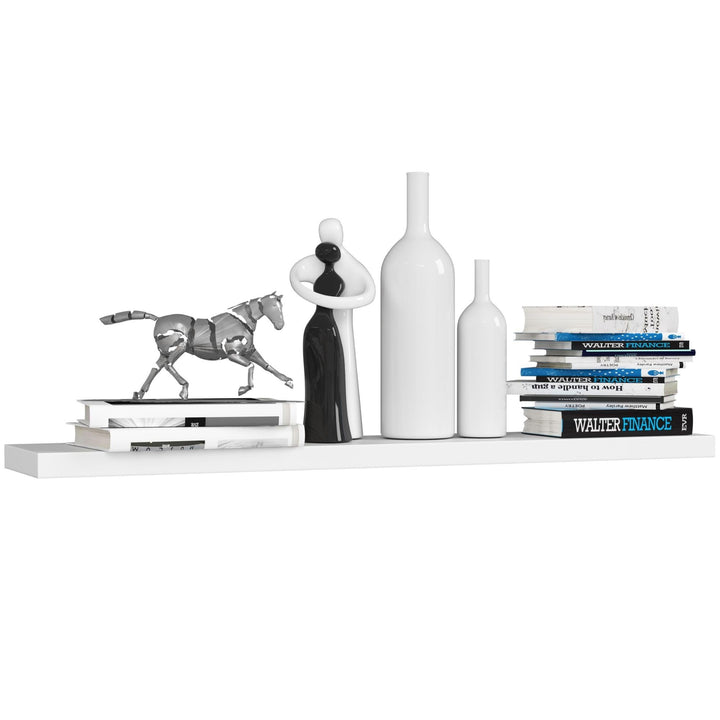 AKORD Wandregal PS-5 100 cm | Bücherregal Spielzeug Blumen Dekorationen | für Wohnzimmer Schlafzimme