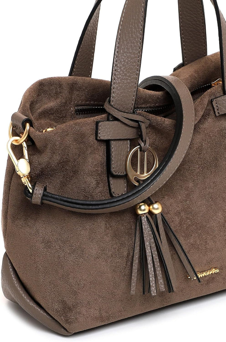 Tamaris Shopper TAS Mareike 34883 Damen Handtaschen Uni taupe 900