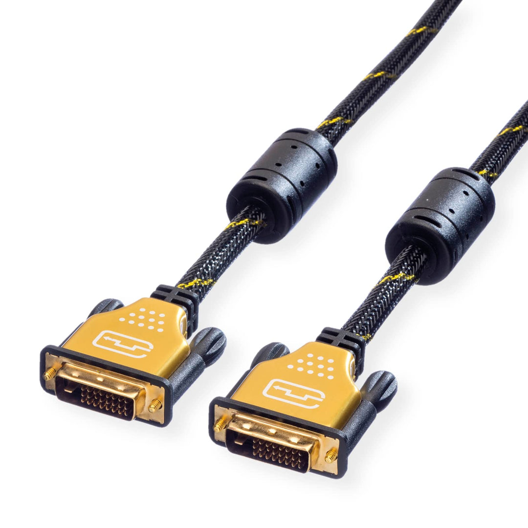 ROLINE GOLD Monitorkabel DVI, ST-ST, (24+1) dual link, 5 m 5m, 5m