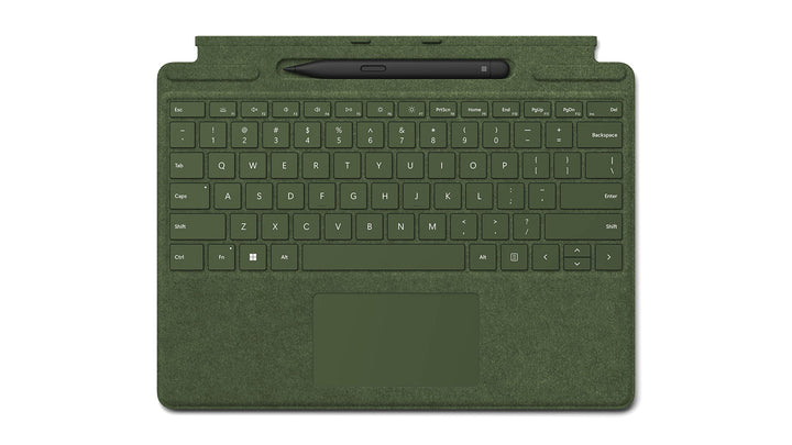 Clavier Microsoft Signature pour Surface Pro avec Stylet Vert forêt Waldgrün Tastatur + Eingabestift