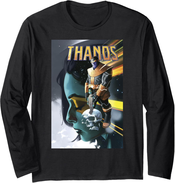 Marvel Thanos &amp; Gamora Poster Langarmshirt