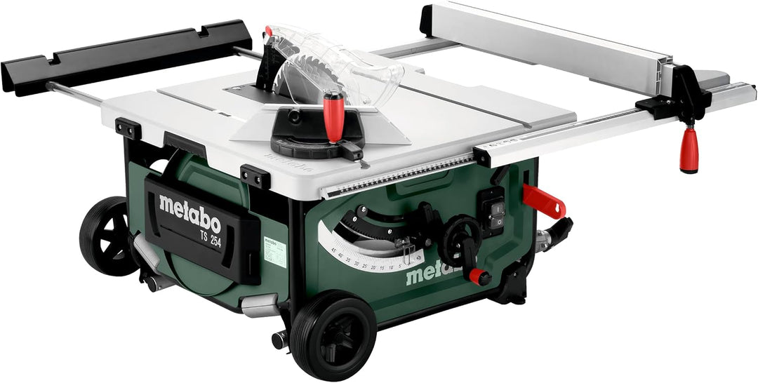 Metabo Tischkreissäge TS 254 (600668000) im Karton mit Untergestell und Trolleyfunktion (Max. Schnit