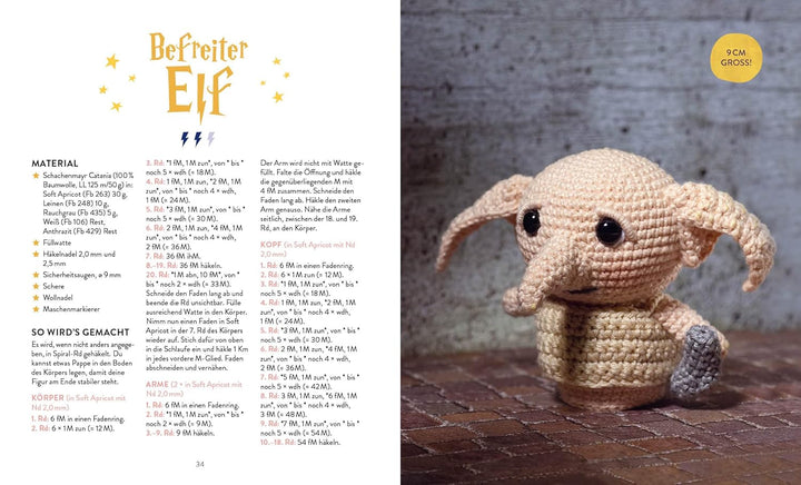 Die Häkelschule für Harry Potter-Fans – Minis: Magische Charaktere und phantastische Wesen im Kleinf