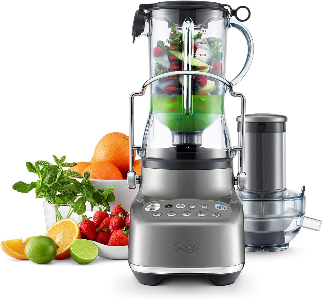 Sage - The 3X Bluicer - 2-in-1 Mixer &amp; Entsafter für Smoothies, Säfte, Frappes, Slushies &amp; Cocktails