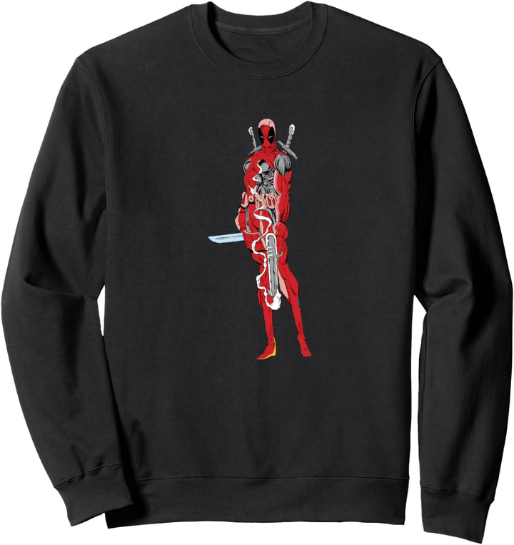 Marvel Deadpool 30th Simple Portrait Sweatshirt