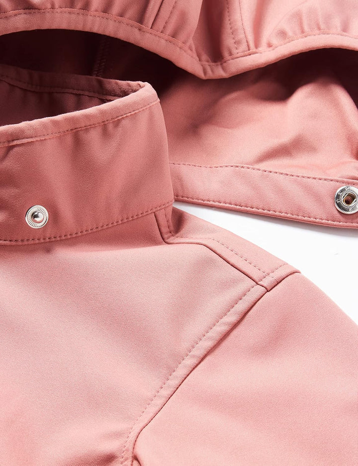 MINYMO Unisex Kinder Softshell Suit-Solid Shell Jacket 98 Old Rose, 98 Old Rose