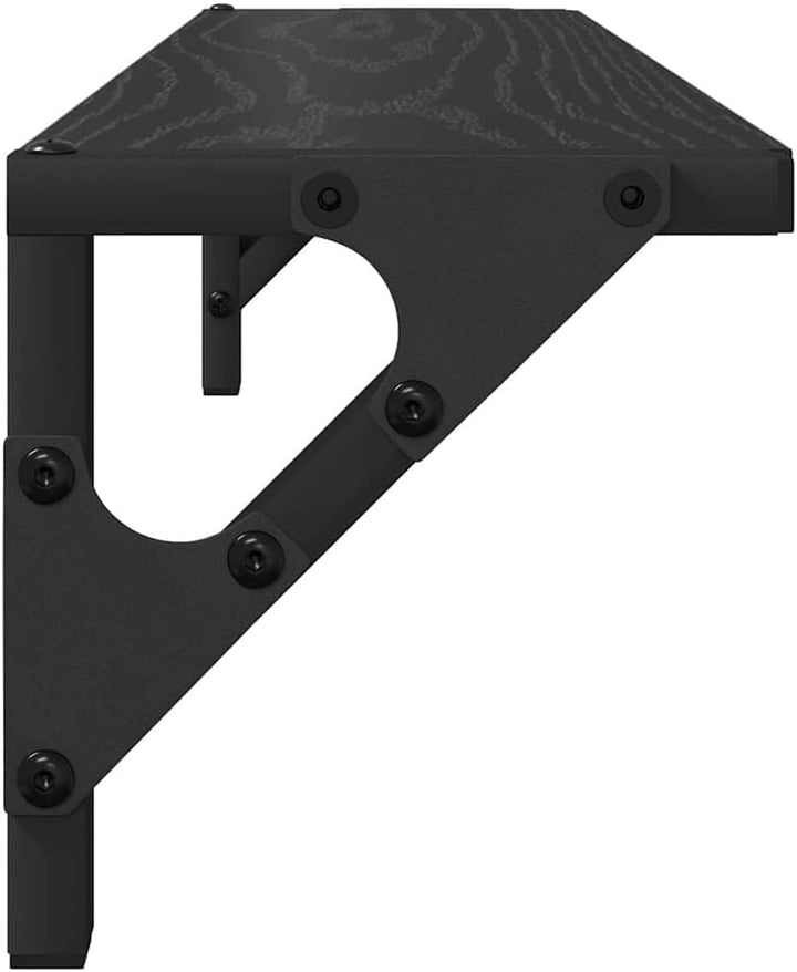 vidaXL Wandregale Wandhalterung 2 STK. Schwarz Eichen-Optik 60 x 15 x 15,5 cm Schwarz Eichen-optik,