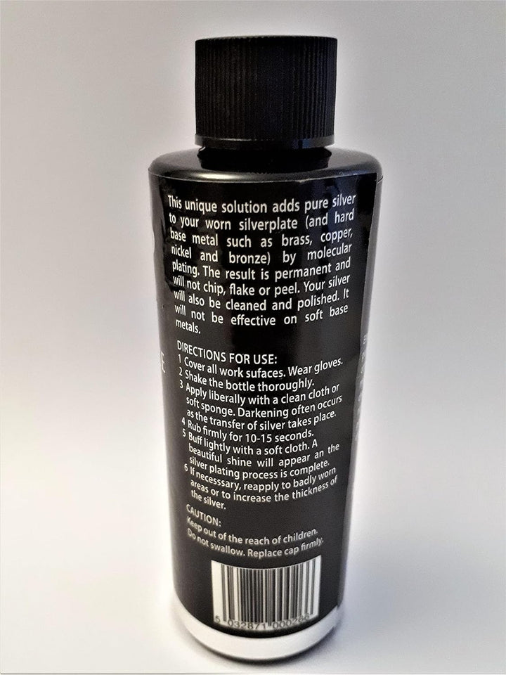 Nushine Silver Maintenance Solution 100ml - Contains Pure Silver (ideal for Worn Silver) by Nushine