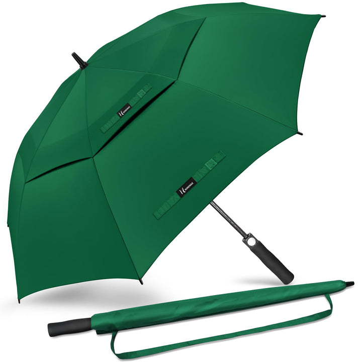 NINEMAX Golf Regenschirm Gross Sturmfest XL/XXL,Grosser Regenschirm Sturmfest | Stabil Golfschirm Gr