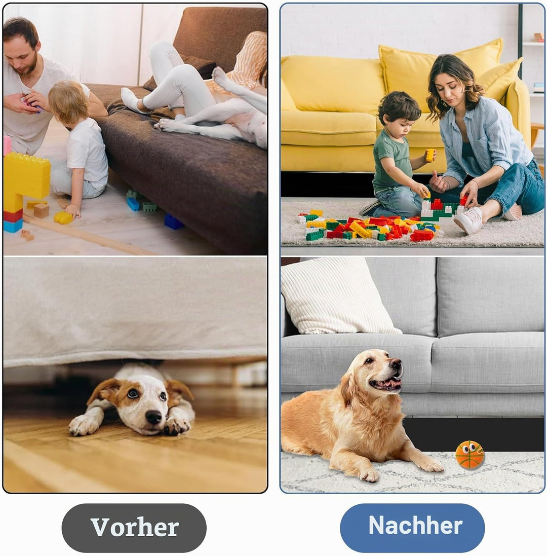 Couchblocker, 15cmx6m Spielzeugblocker Couch, Untersofablocker für Haustiere, Spielzeugblocker für M