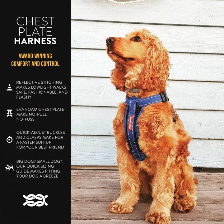EZYDOG Hundegeschirr Classic Chest Plate | Hundegeschirr Kleine Hunde, K9 Hundegeschirr, Hundegeschi